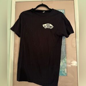 Vans Black logo T shirt